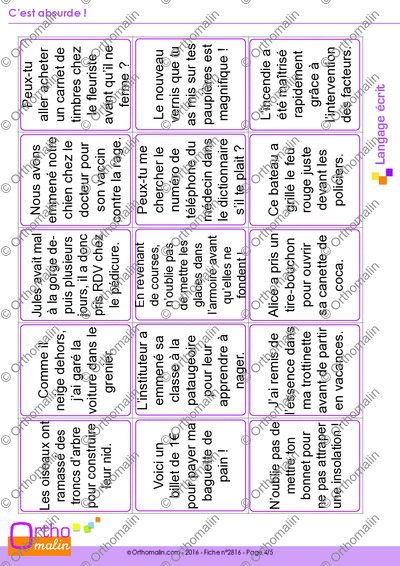 Page 4 de la fiche