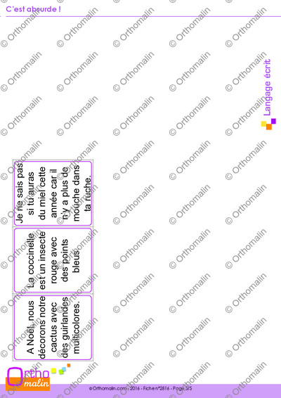 Page 5 de la fiche
