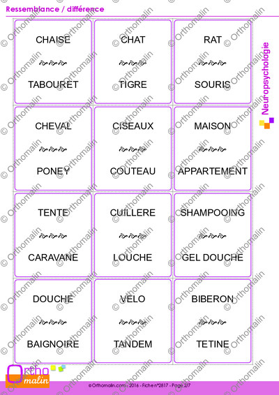Page 2 de la fiche