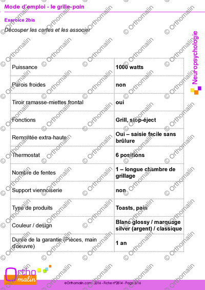 Page 5 de la fiche