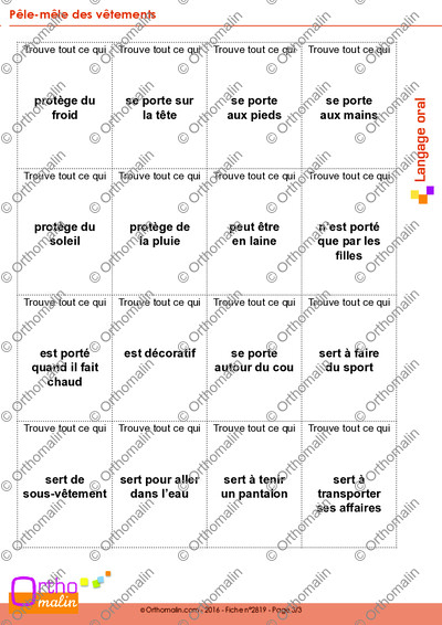 Page 3 de la fiche