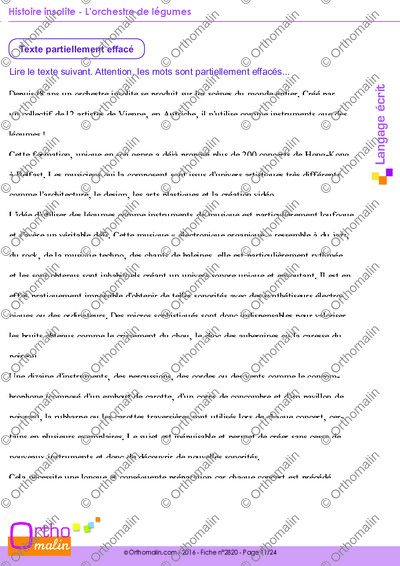 Page 11 de la fiche