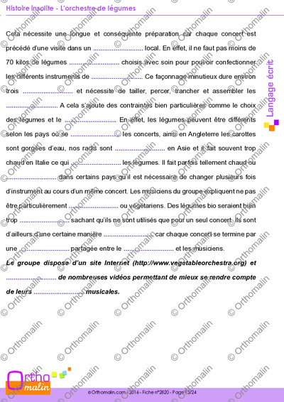 Page 15 de la fiche