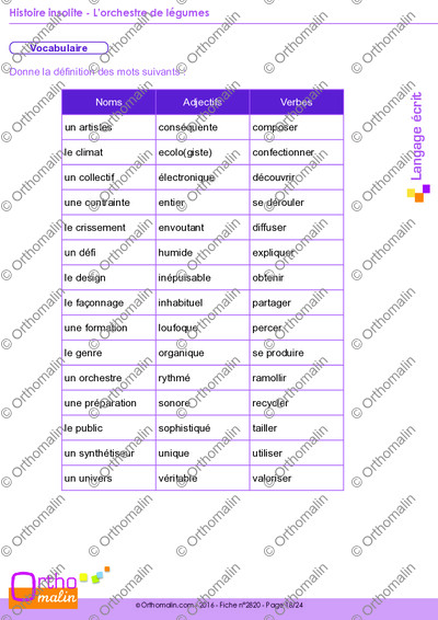 Page 18 de la fiche