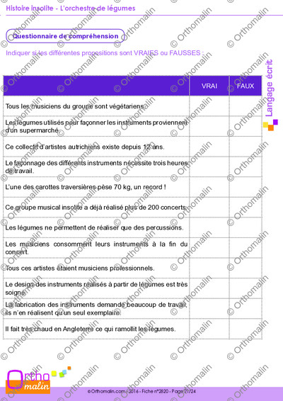 Page 21 de la fiche