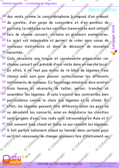 Page 5 de la fiche