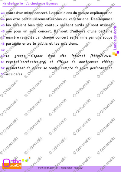 Page 6 de la fiche