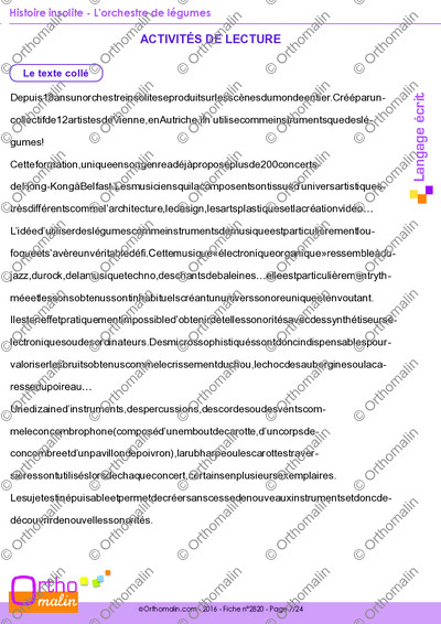 Page 7 de la fiche