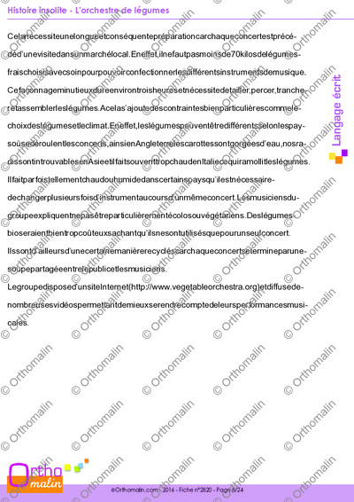 Page 8 de la fiche