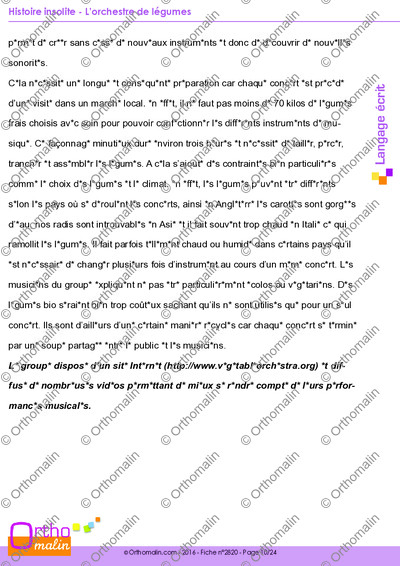Page 10 de la fiche