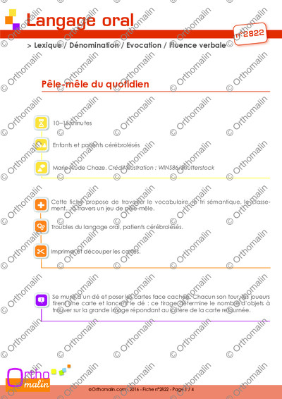 Page 1 de la fiche