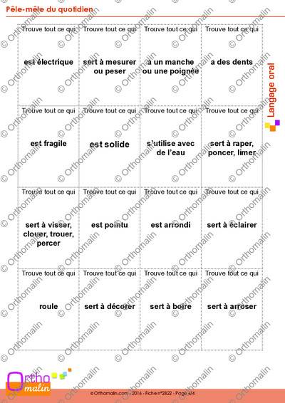 Page 4 de la fiche