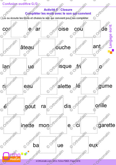 Page 16 de la fiche