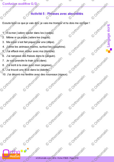 Page 9 de la fiche