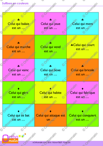 Page 2 de la fiche