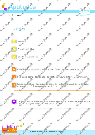 Page 1 de la fiche