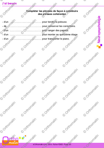 Page 3 de la fiche