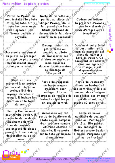 Page 15 de la fiche