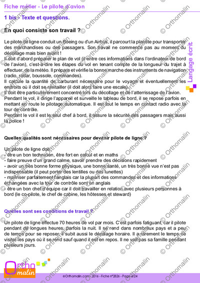 Page 4 de la fiche