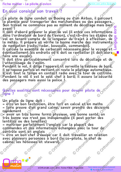 Page 8 de la fiche