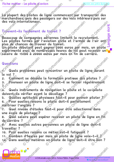 Page 10 de la fiche