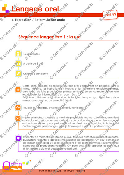 Page 1 de la fiche