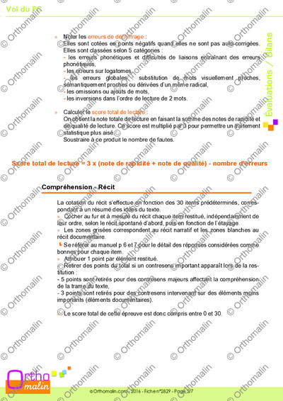 Page 5 de la fiche