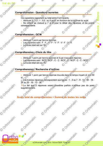 Page 6 de la fiche