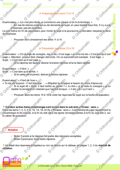 Page 6 de la fiche