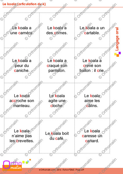 Page 6 de la fiche