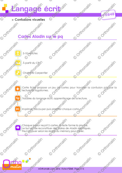 Page 1 de la fiche