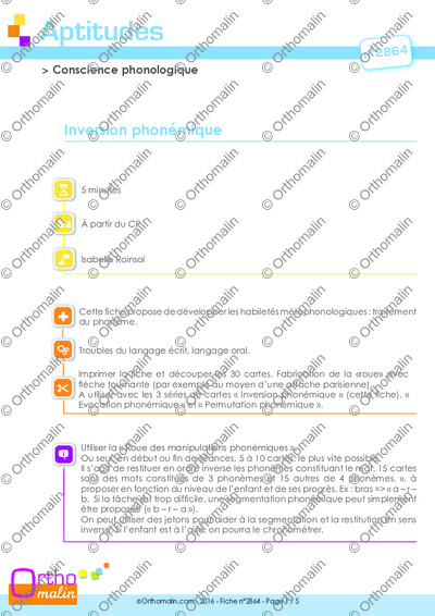 Page 1 de la fiche