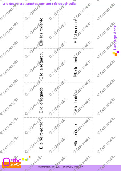 Page 3 de la fiche