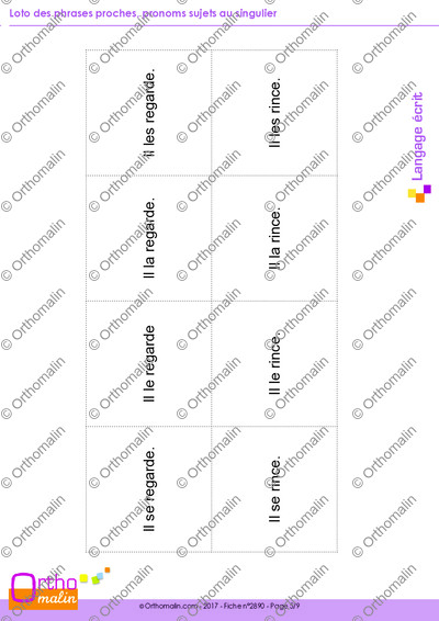 Page 5 de la fiche