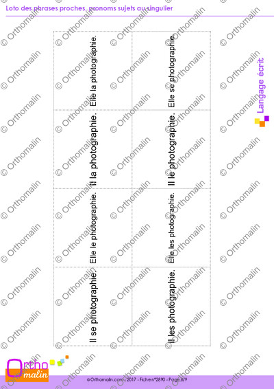 Page 8 de la fiche