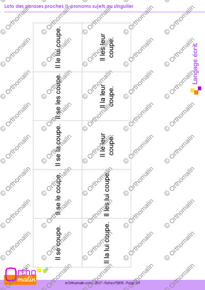 Page 5 de la fiche