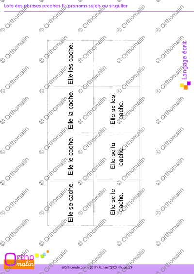 Page 3 de la fiche