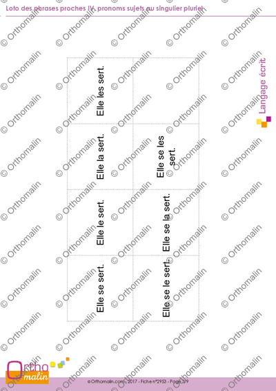 Page 3 de la fiche