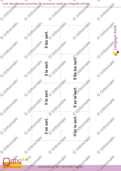 Page 8 de la fiche