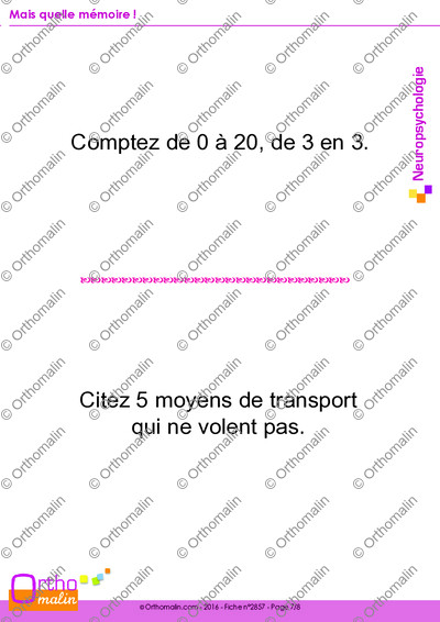 Page 7 de la fiche
