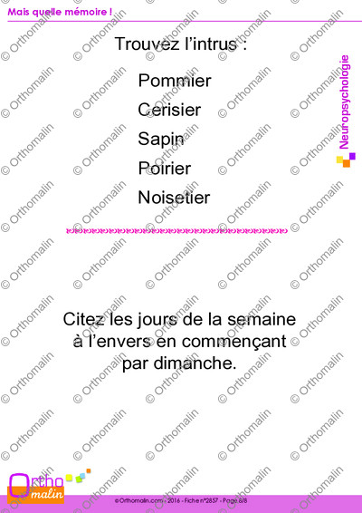 Page 8 de la fiche