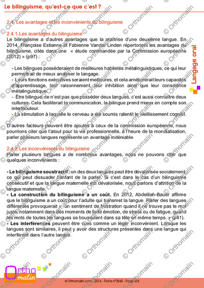 Page 6 de la fiche
