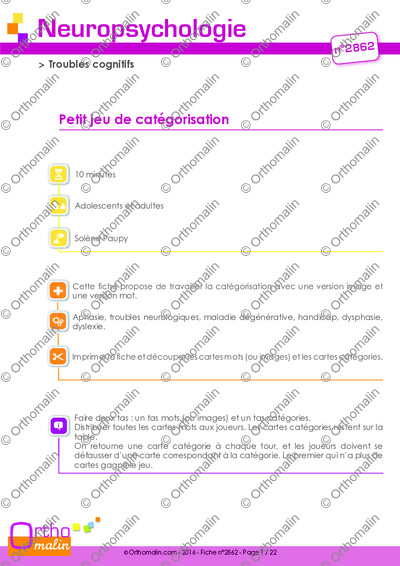 Page 1 de la fiche