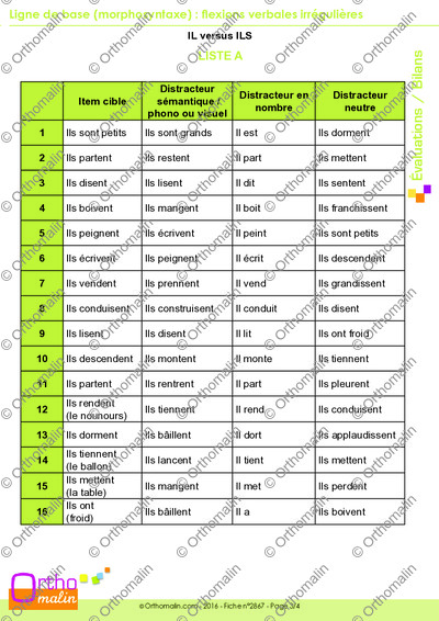 Page 3 de la fiche