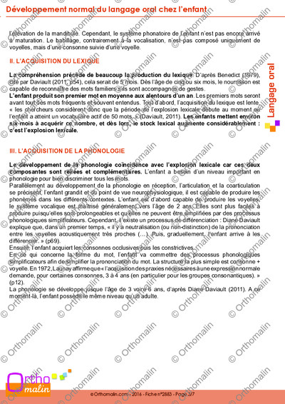 Page 3 de la fiche