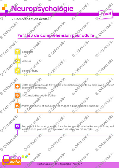 Page 1 de la fiche