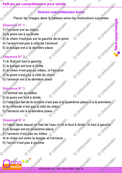 Page 3 de la fiche