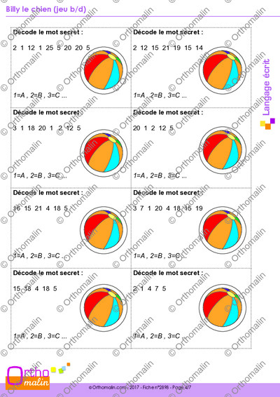 Page 4 de la fiche