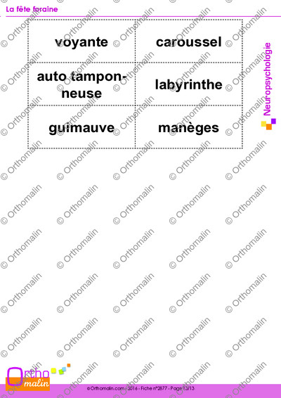 Page 13 de la fiche