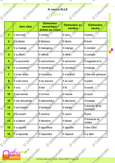 Page 7 de la fiche
